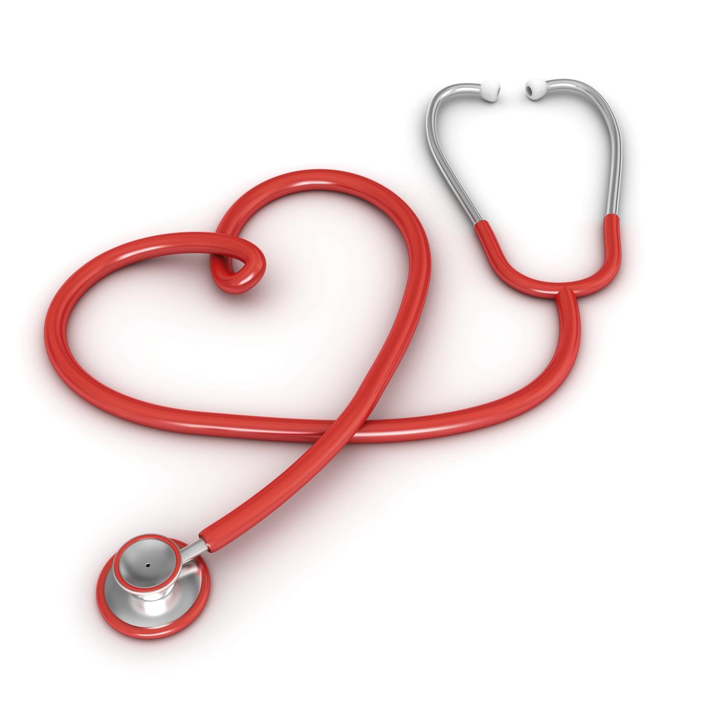 Heart shaped stethoscope